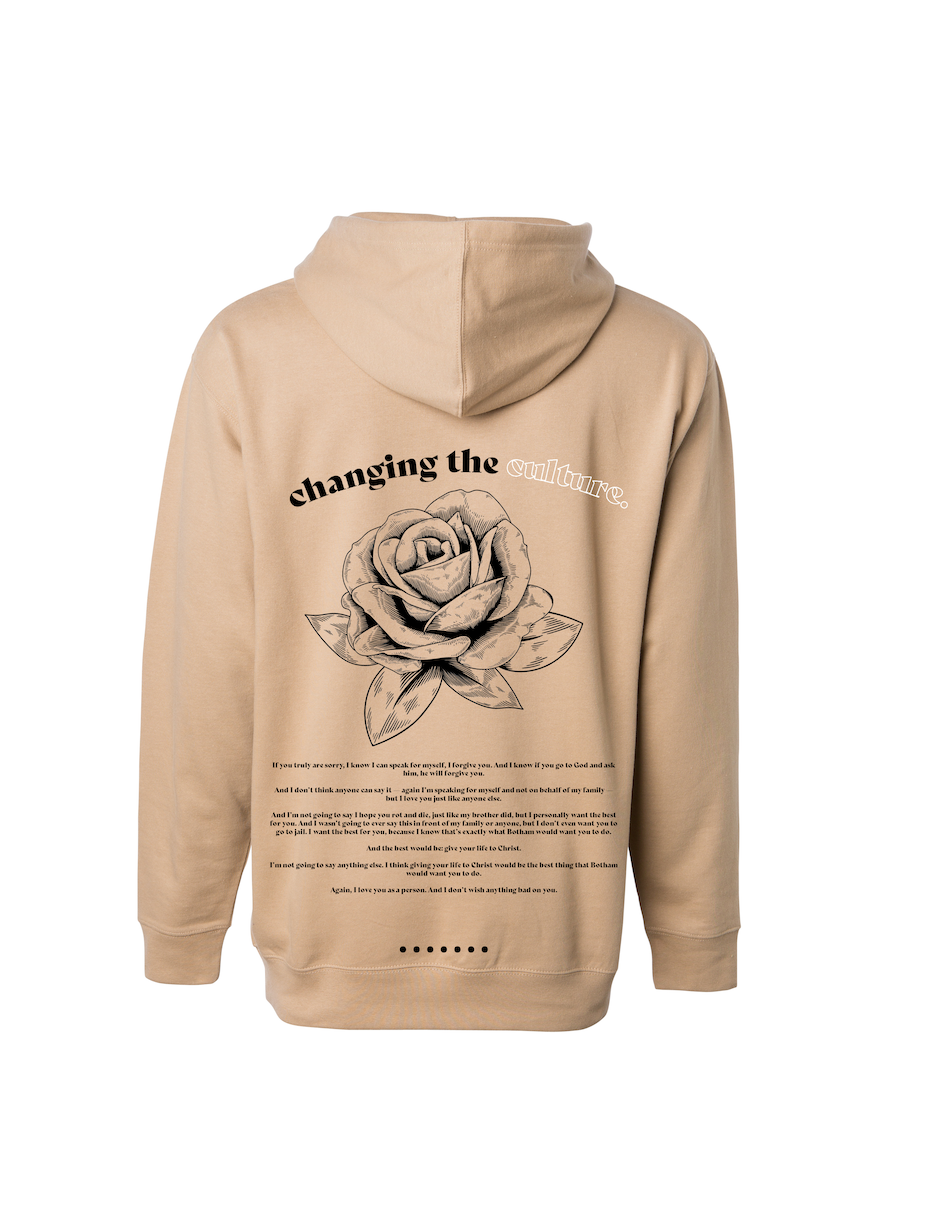Changing the Culture Tan Hoodie
